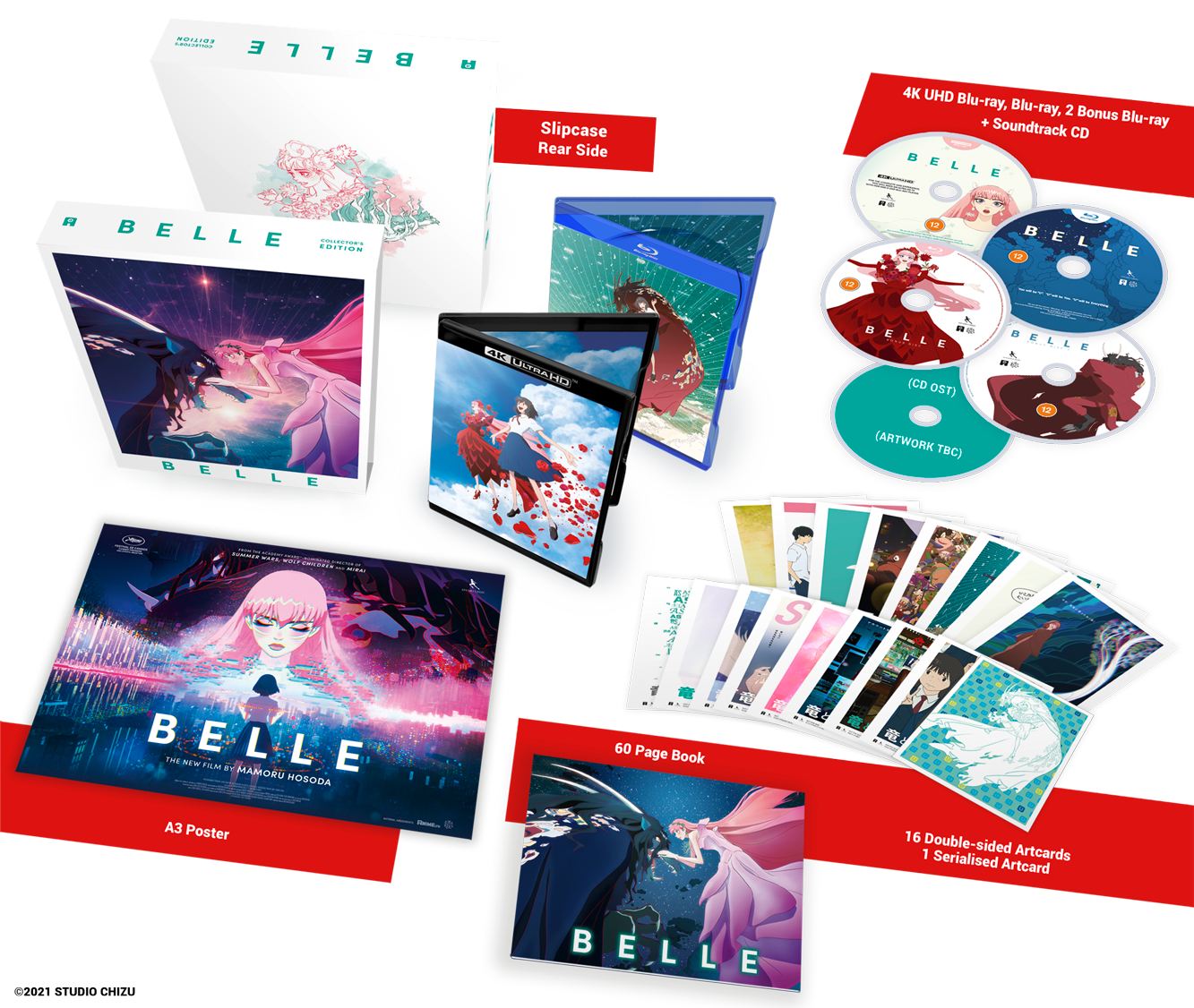 BELLE - 4K UHD + Blu-ray + CD Deluxe Edition