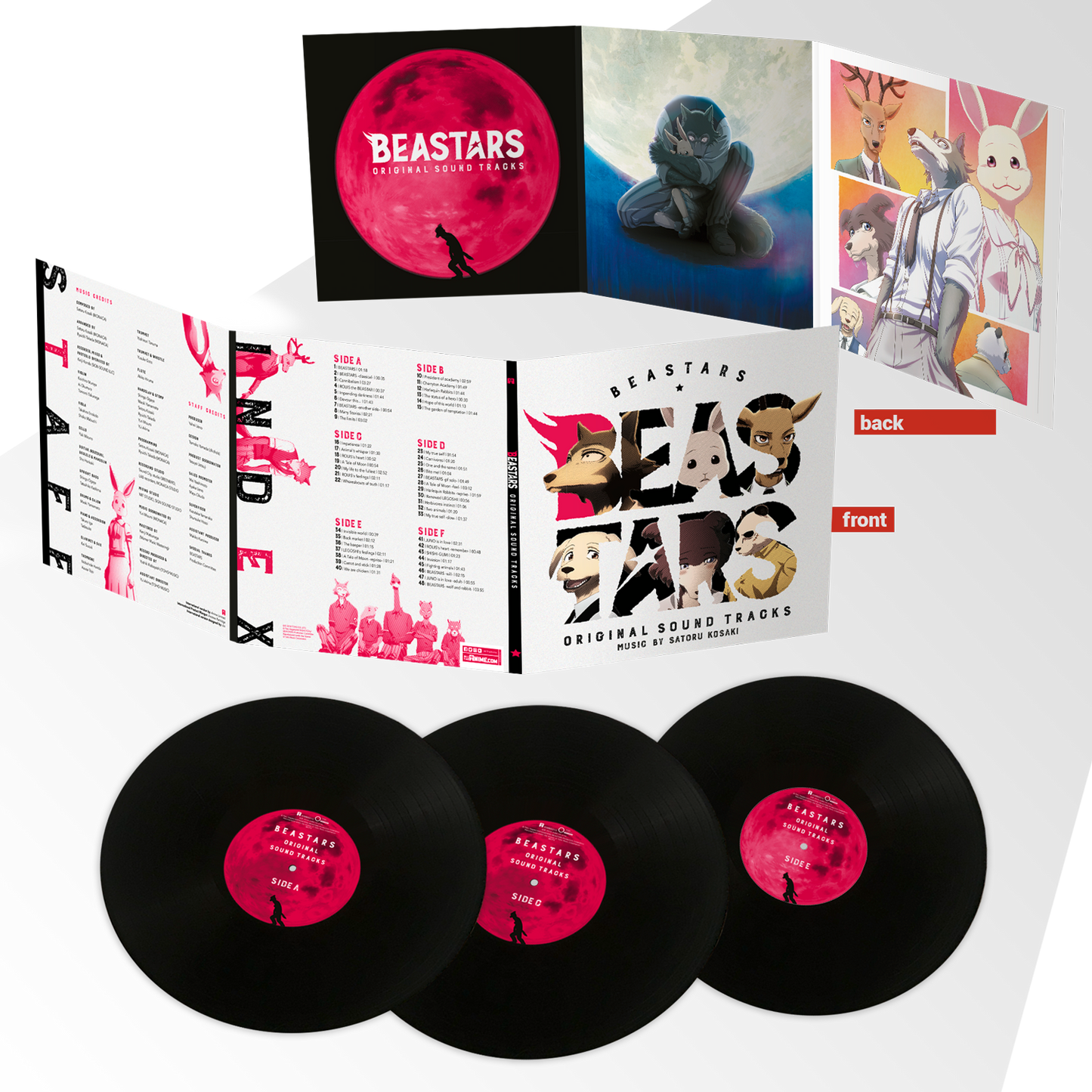 BEASTARS: Season 1 Soundtrack - Standard Edition Vinyl
