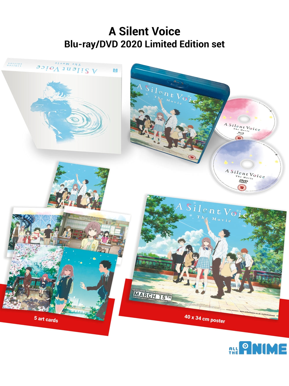 A Silent Voice - Blu-ray/DVD 2020 Limited Edition – alltheanime