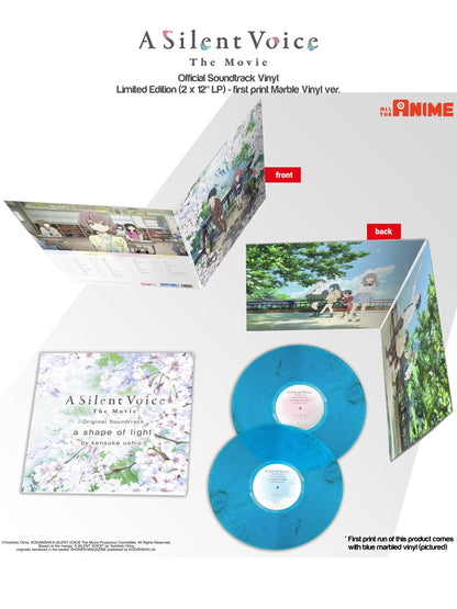 A Silent Voice soundtrack - Vinyl (2 x 12" LP) Limited Edition (First press Blue Vinyl ver.)