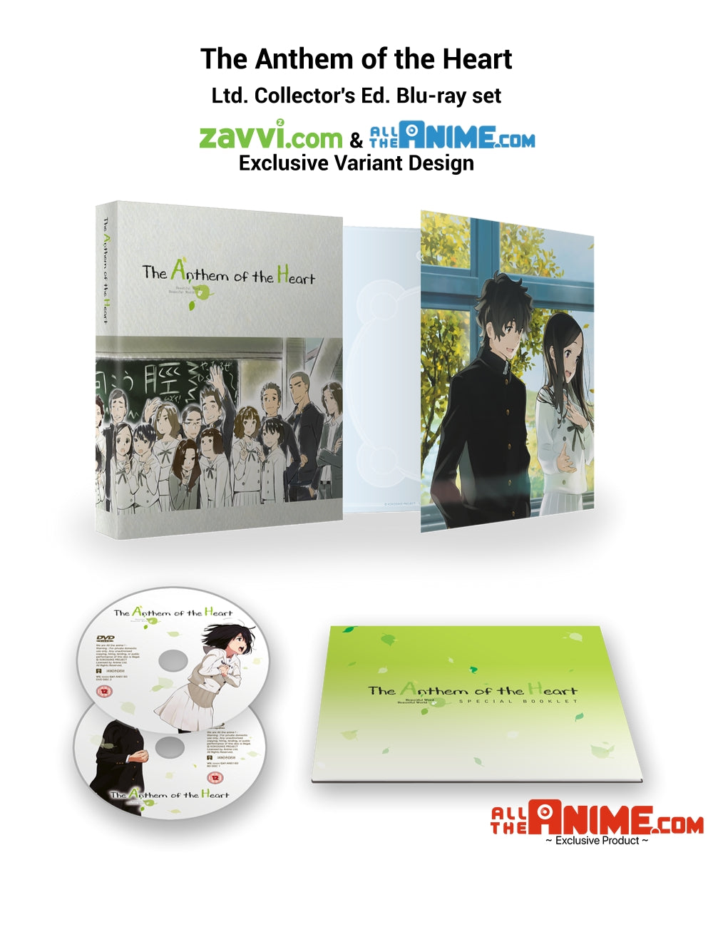 Anthem of the Heart - Blu-ray/DVD Collector's Ed. (Variant)