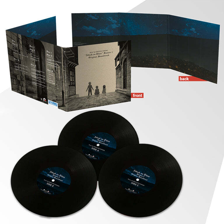 Attack on Titan: Season 3 Soundtrack - 3 x LP Vinyl Standard Edition