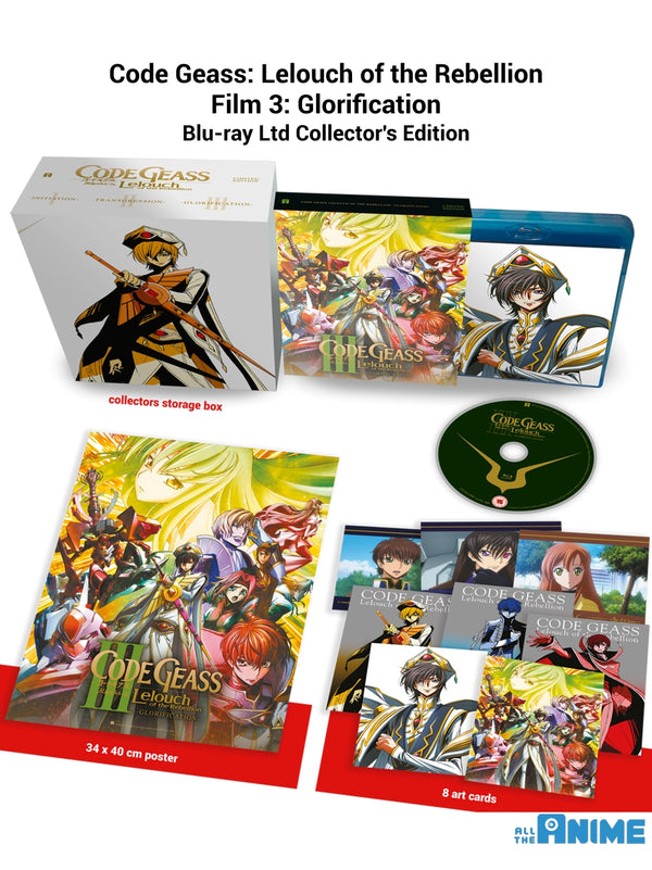 Code Geass III: Glorification - Blu-ray Collector's Edition – alltheanime