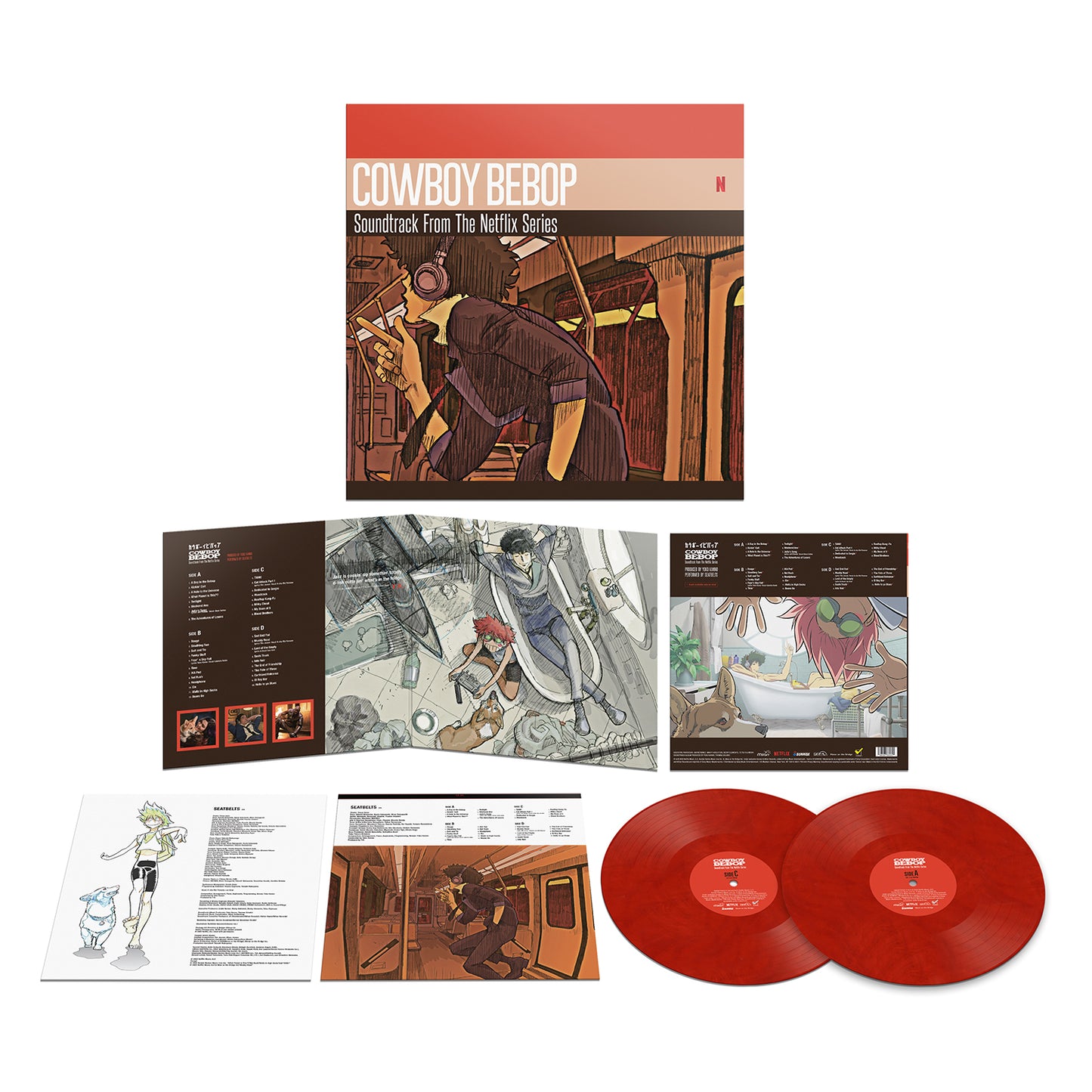 Cowboy Bebop - Soundtrack from the Netflix Original Series - 2 x 12" Coloured LP