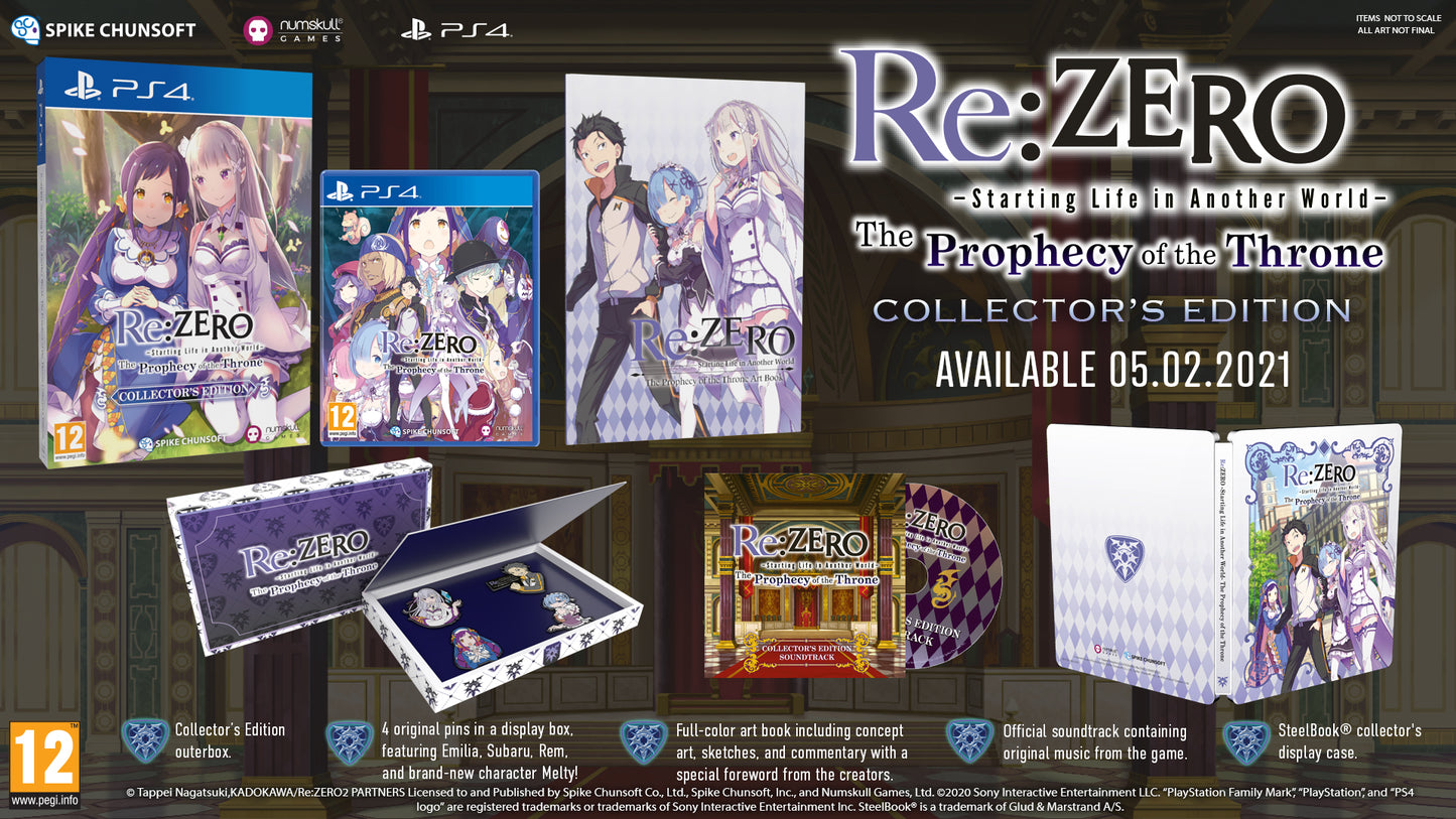 Re:ZERO - The Prophecy of the Throne, Limited Edition