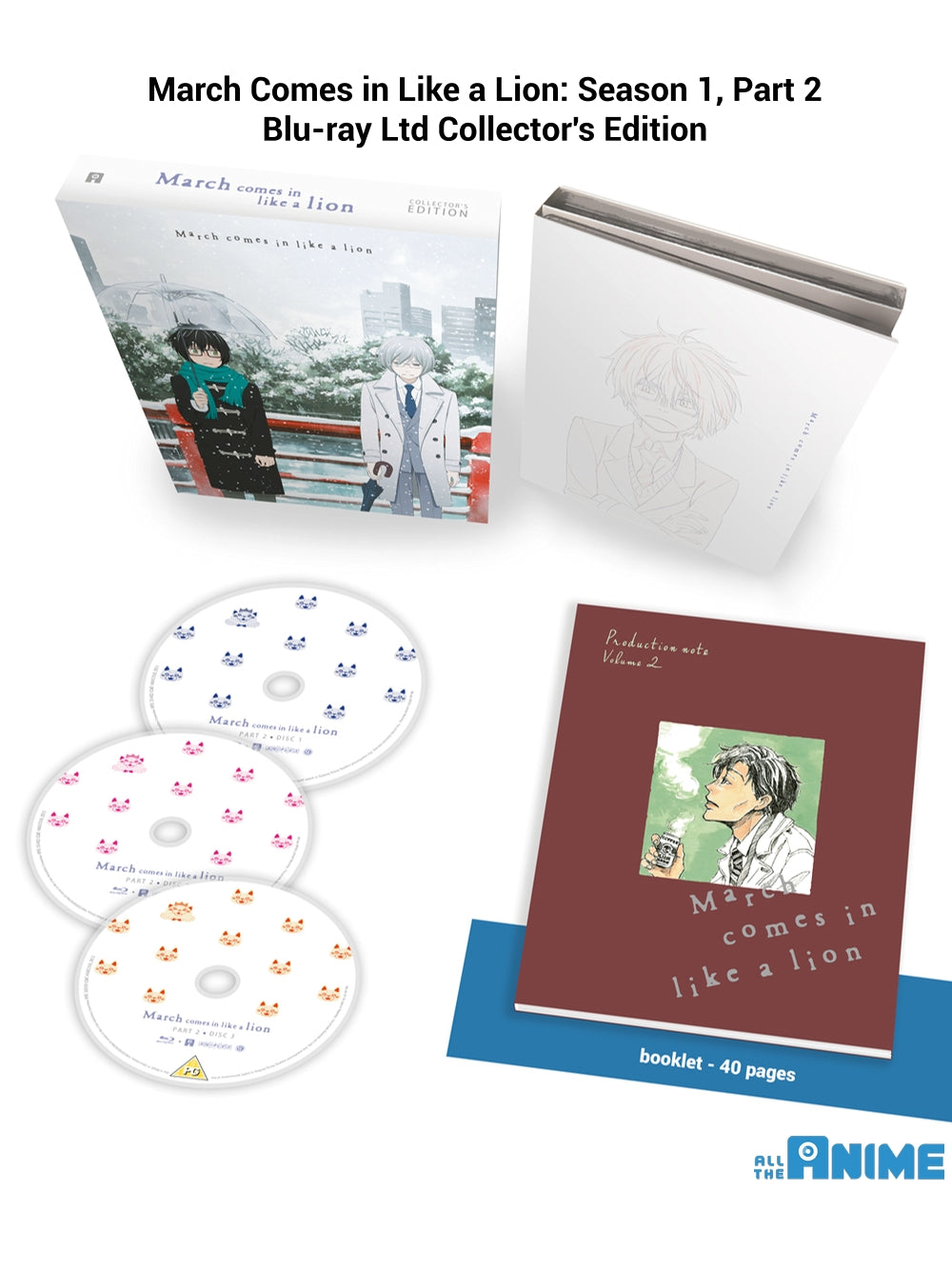 March Comes in Like a Lion: S1 Part 2 - Blu-ray Collector's Edition