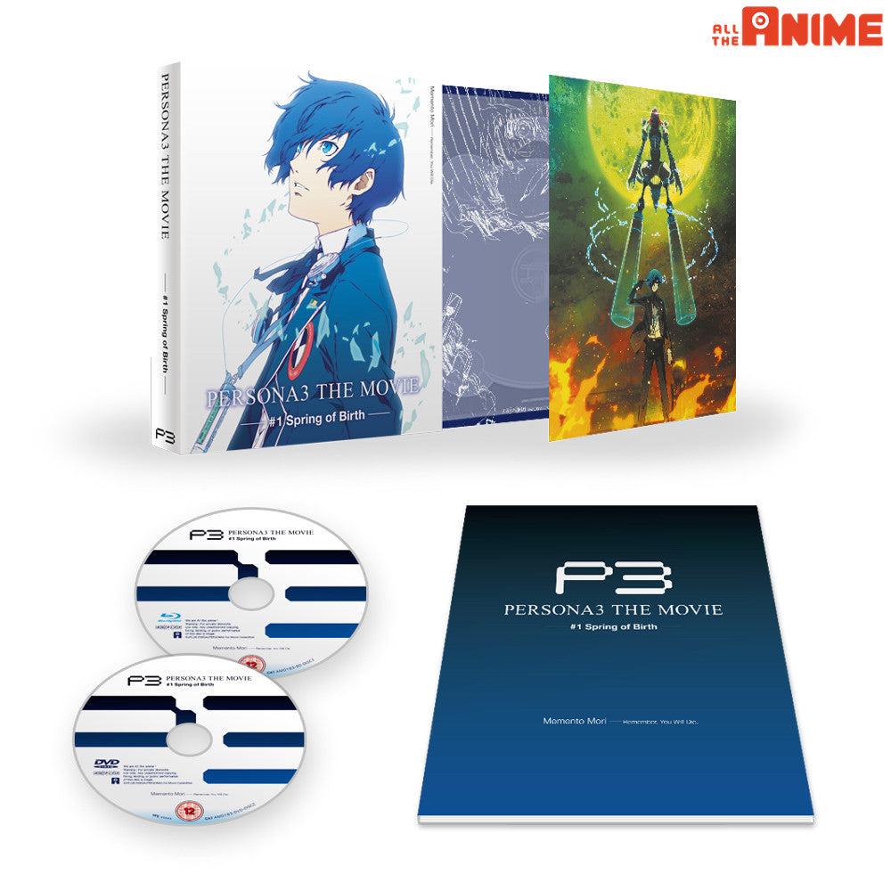 Persona 3: Movie #1 Spring of Birth - Blu-ray+DVD Ltd Collector's Edition set