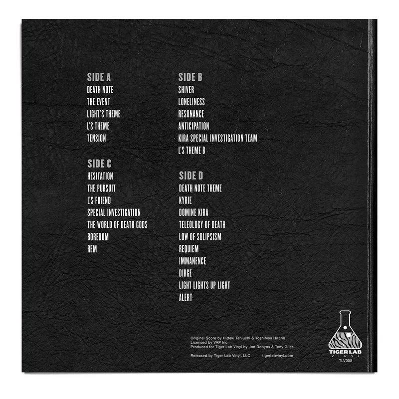 DEATH NOTE Official Soundtrack Vinyl (Notebook Version)
