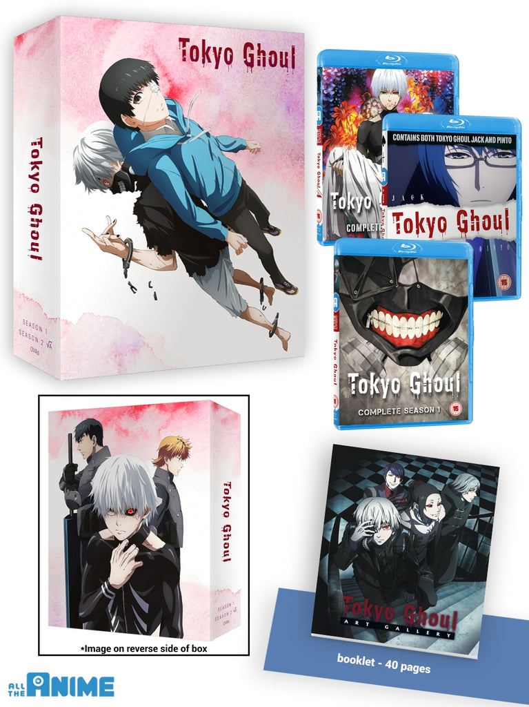 Tokyo Ghoul First Season 2 Blu-Ray + Extras New Sealed (Sleeveless Open) R2