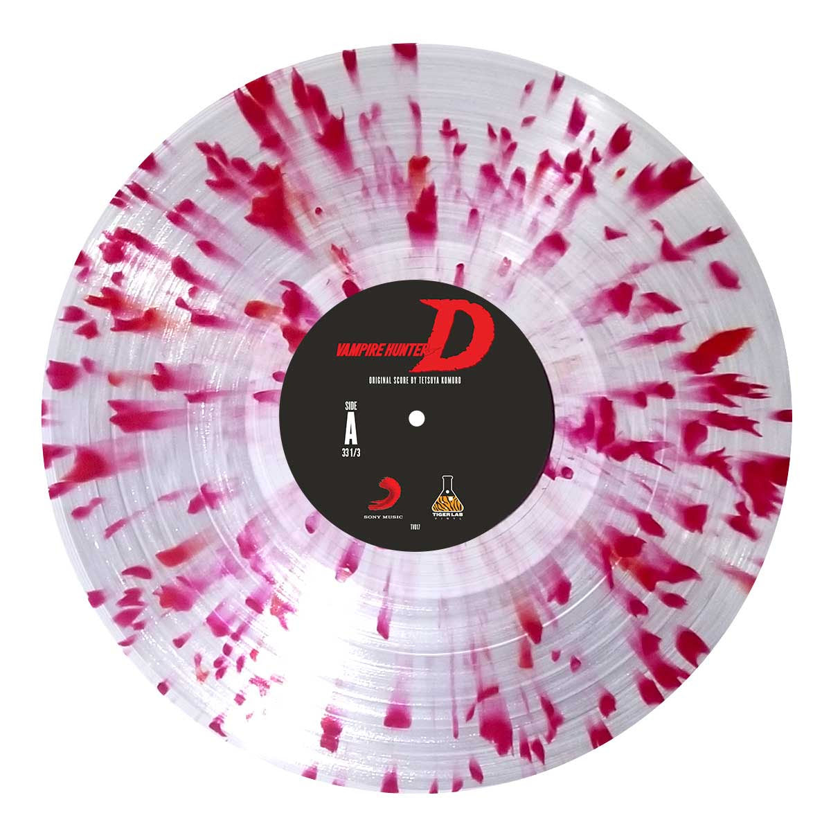 Vampire Hunter D Vinyl Soundtrack - Blood Splatter variant