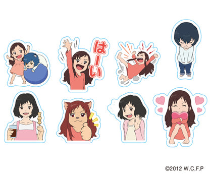 Wolf Children sticker set