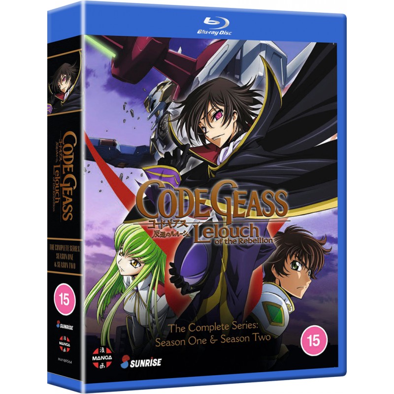 Code Geass: Lelouch of the Rebellion Complete Series Collection Blu-ra ...