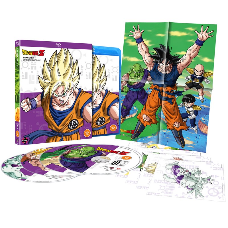 Blu-Ray Disc Dragon Ball Z Season 1-3 Episode 001-003 A Super Saiyan  Emerges NIP